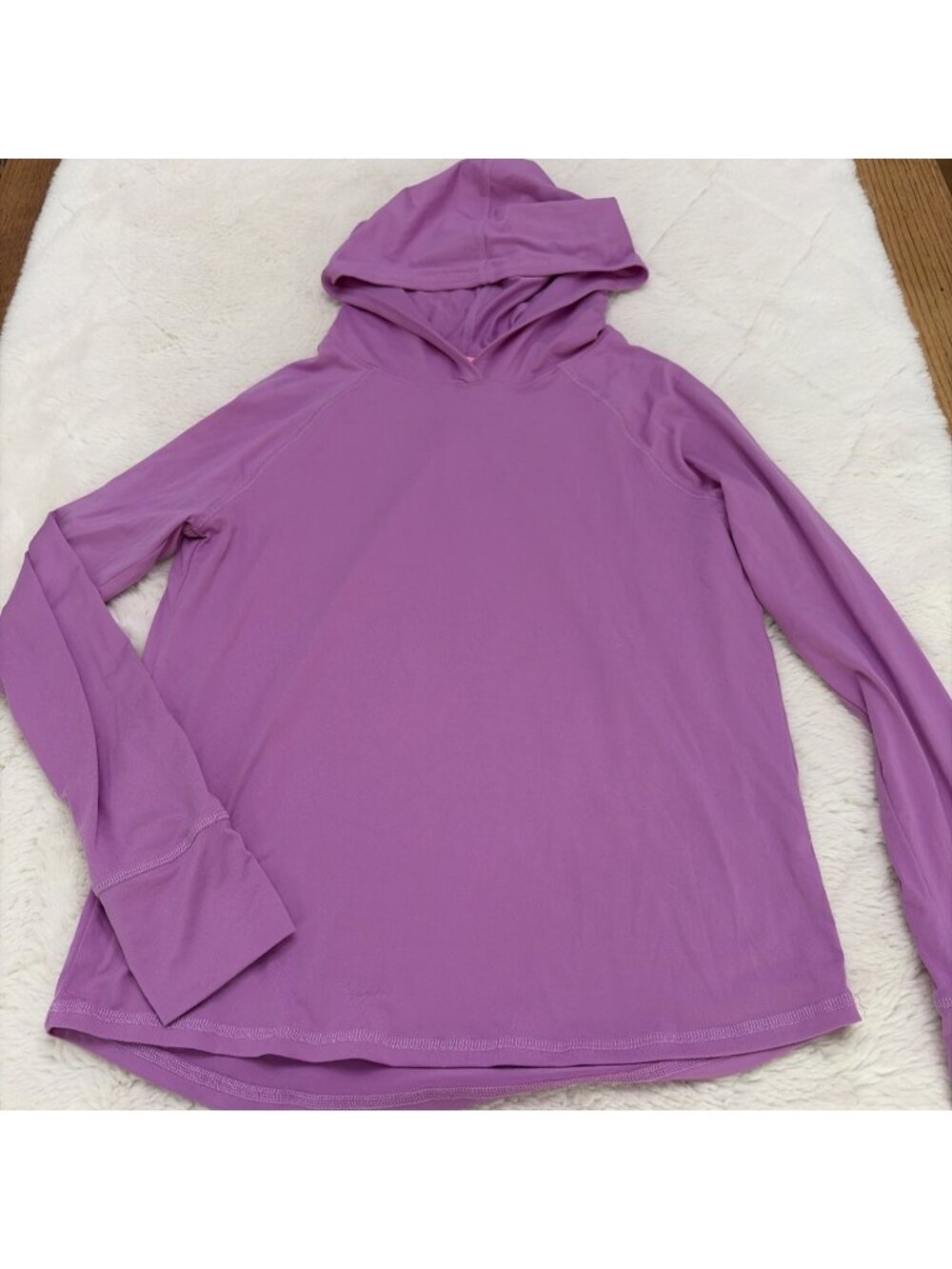 Tek Gear Girls XL 14/16 Purple Athletic Hooded Top